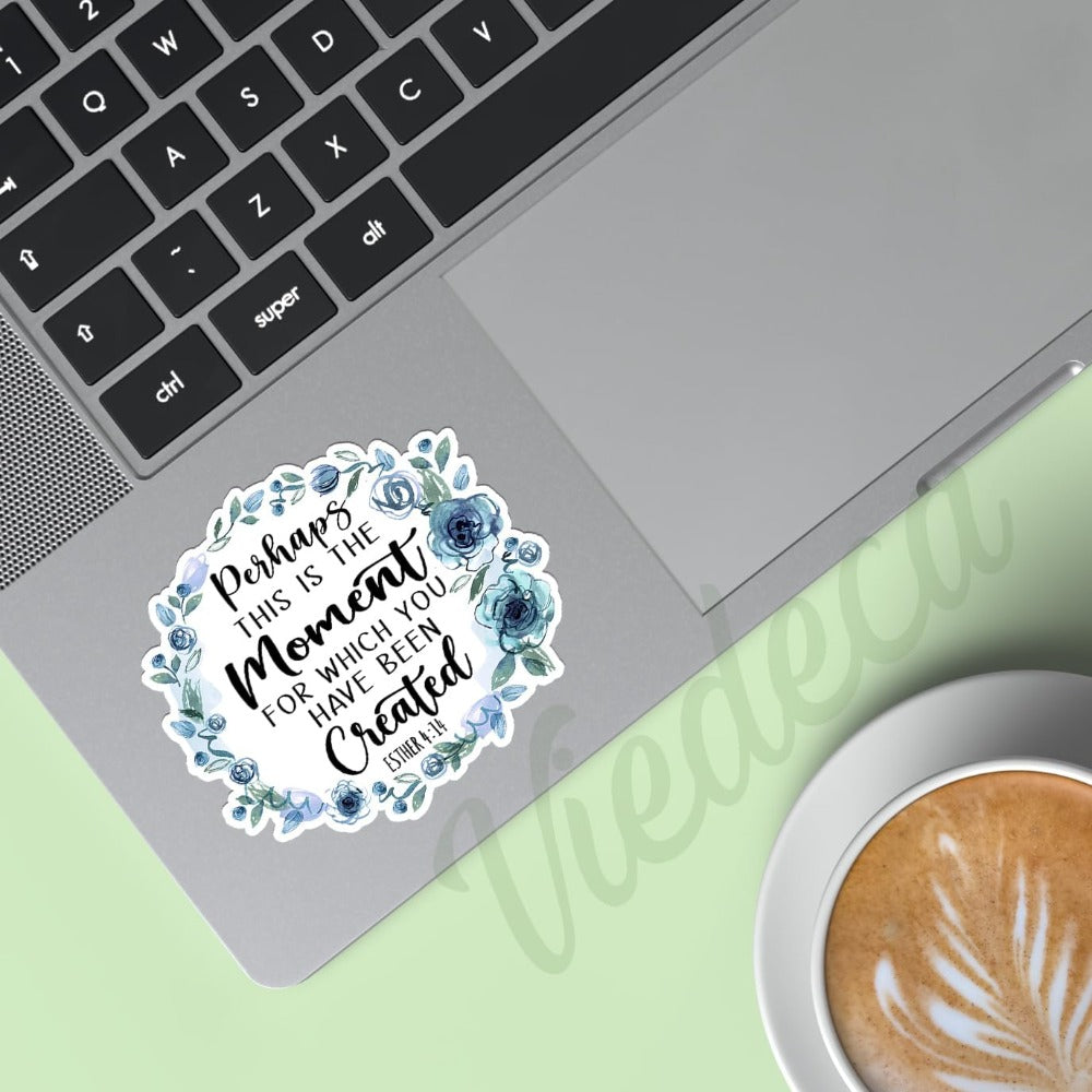 2D Flat Sticker Motorcycle Stickers 2D Flat - 3 Christian Vinyl Stickers | Inspirational Bible Verse Decals for Water Bottles, Kindles, Laptops, Water Bottles, Books - 7.62X7.11 Cm, Semi-Matte End, Self-Adhesive