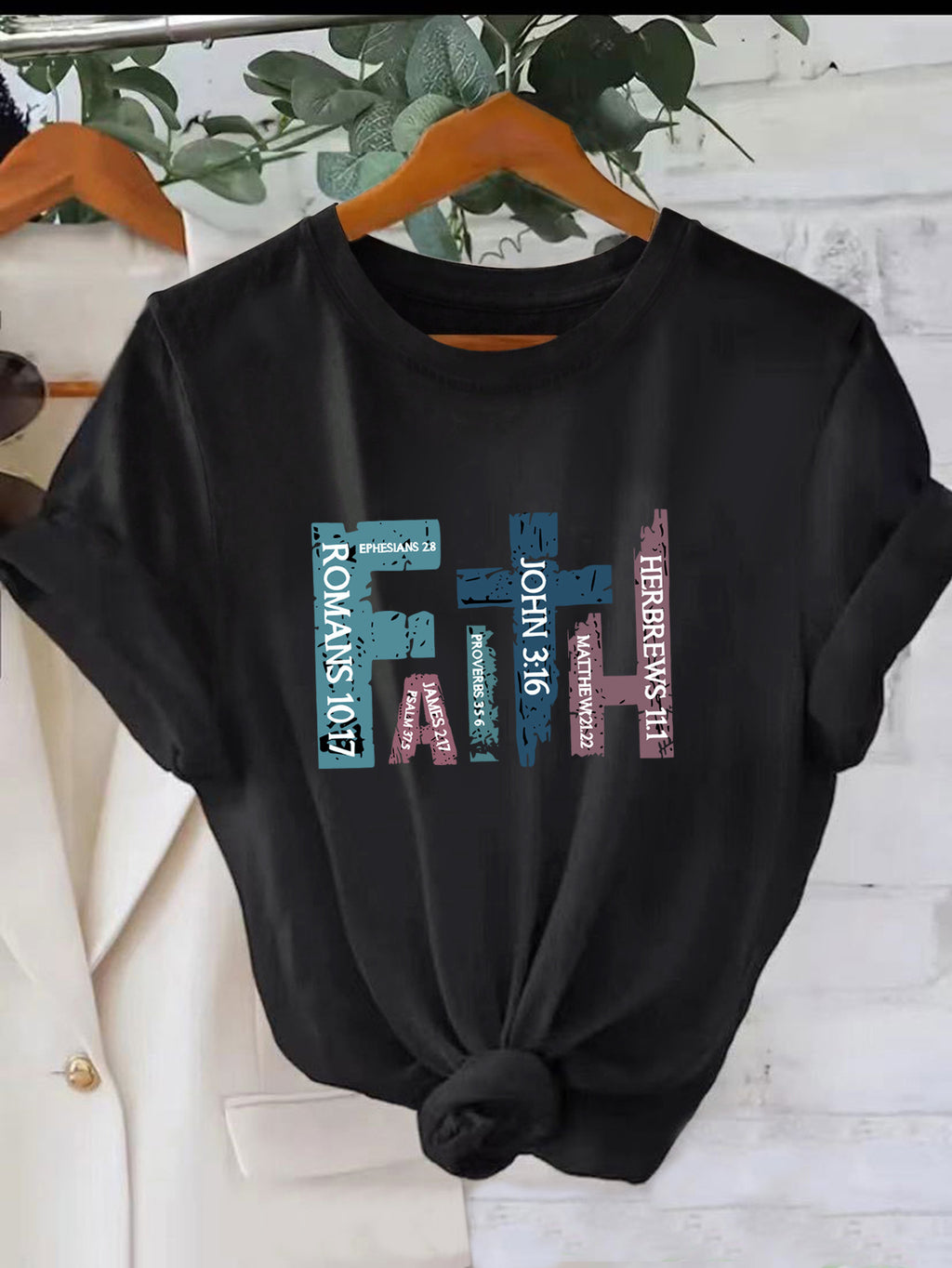 European and American Women's Casual Multi-Color Round Neck Short-Sleeved Simple Fashion Sports Tops Pure Color Loose Printed T-Shirts