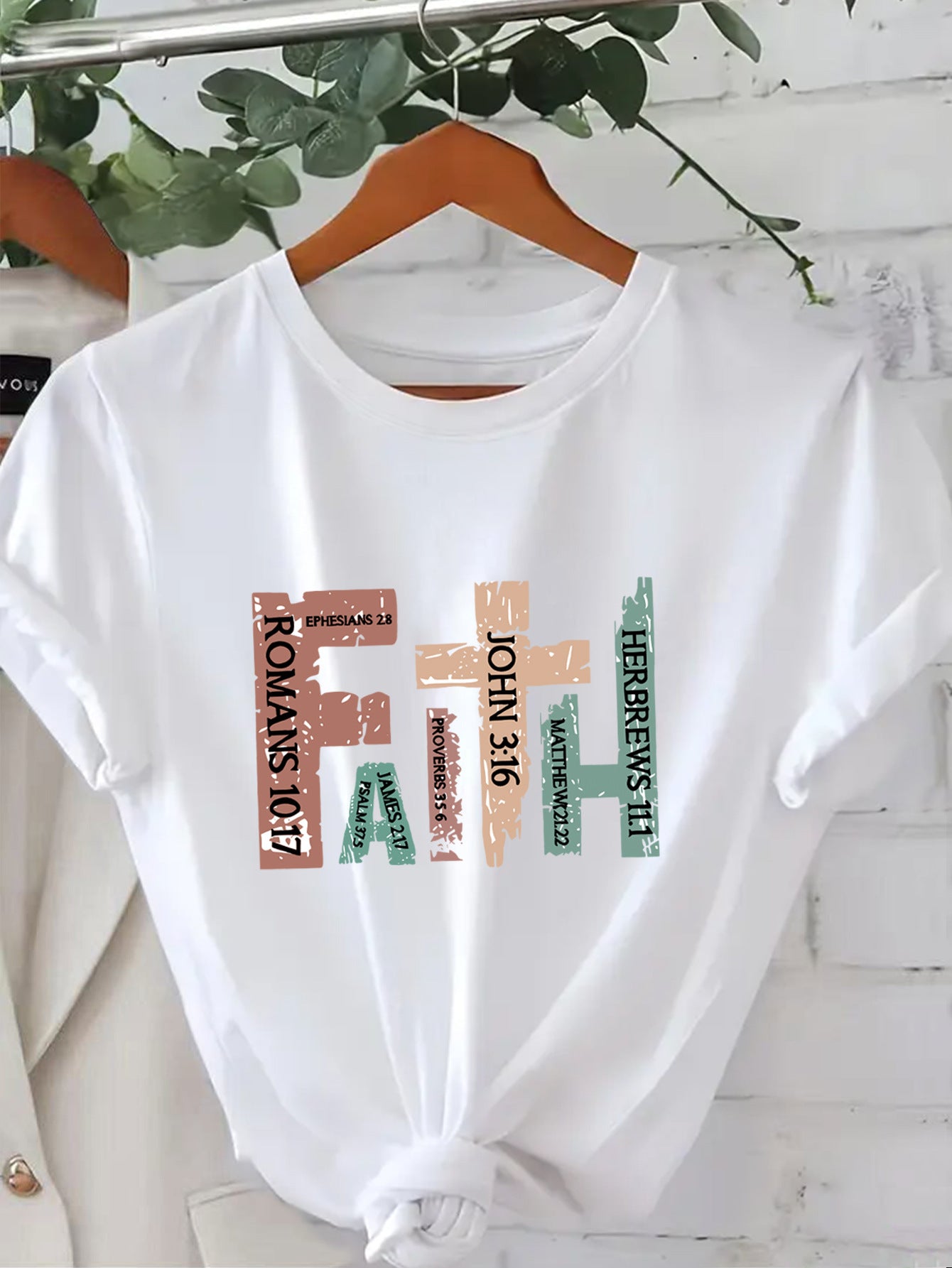 European and American Women's Casual Multi-Color Round Neck Short-Sleeved Simple Fashion Sports Tops Pure Color Loose Printed T-Shirts