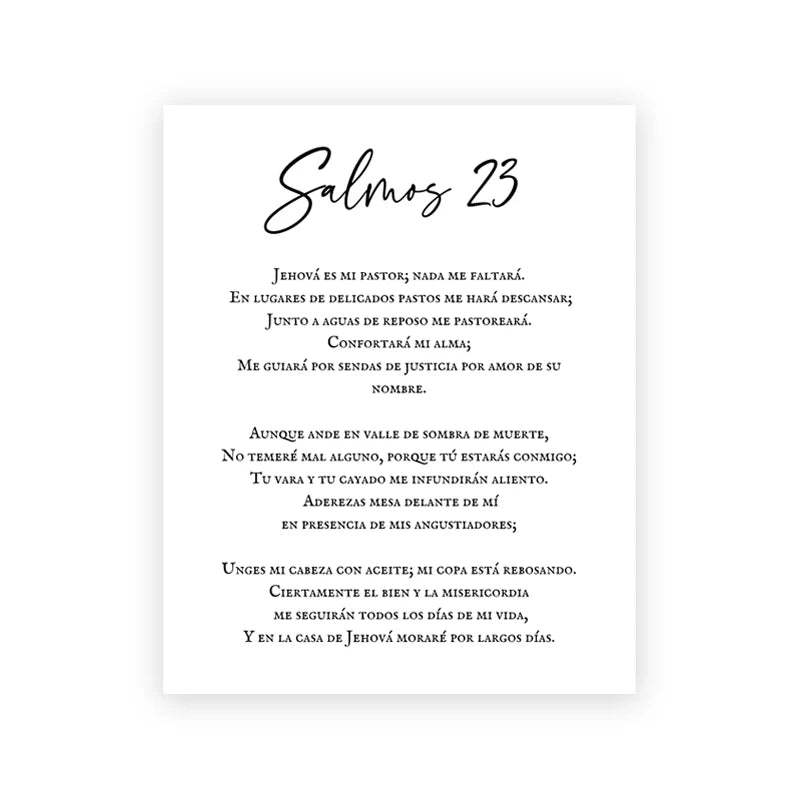 Spanish Bible Verse Quote Poster Verso De La Biblia Espanol Print Modern Scripture Wall Art Canvas Painting Christian Home Decor