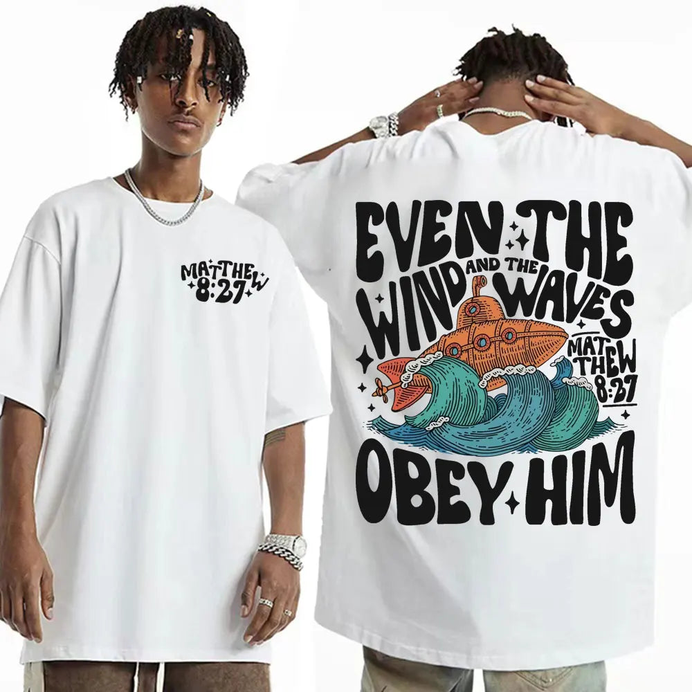 Go Make Disciples Christian Streetwear T Shirts Vintage Men Bible T Shirt Women's Fashion Aesthetic Cotton Short Sleeve T-shirts
