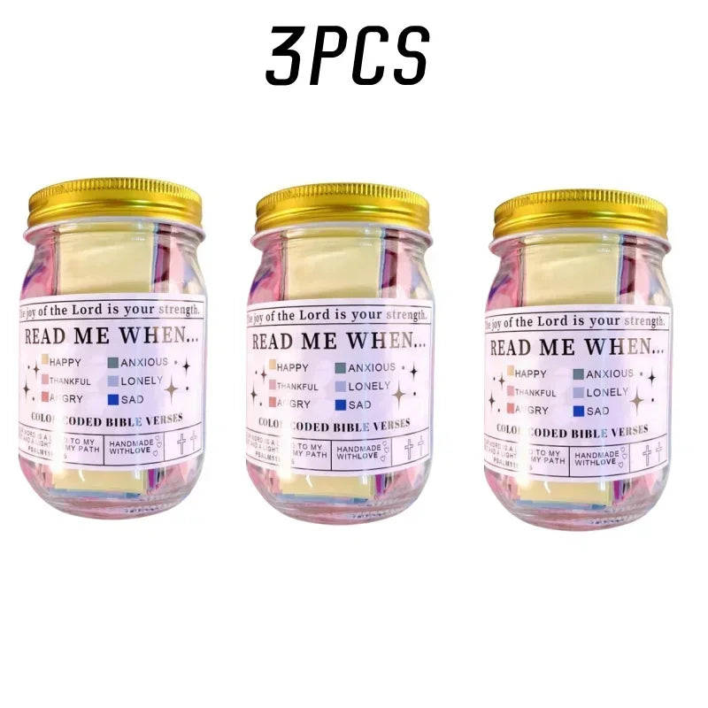 Bible Verses for Emotions Jar Feelings Verse Prayer Request Cards Christian Bible Gifts Church Gift for Women Men