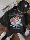 Fruit Of The Spirit Christian T-Shirt Women Stay Sweet Bible Verse Graphic Tee Galatians 5 22 25 Vintage Aesthetic Casual Top