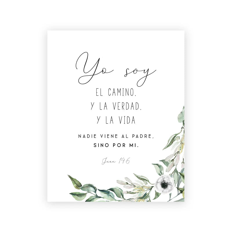 Spanish Bible Verse Quote Poster Verso De La Biblia Espanol Print Modern Scripture Wall Art Canvas Painting Christian Home Decor