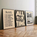 Christian Wall Art Set of 3 Poster or Canvas Print, Bible Verse Modern Art Prints, Scripture Bundle, God Is Good Home Decor Gift