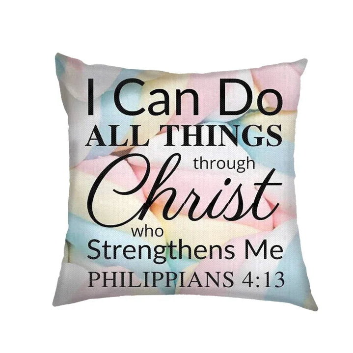 Flower Bible Verse Double-side Print Cushion Covers Christian Biblical Proverbs Pillowcase Home Decor Sofa Bedroom Pillow Cover
