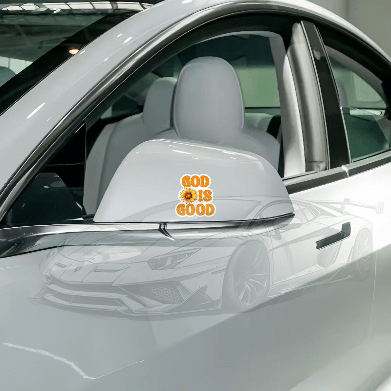 God Is Good Sticker Christian Bible Verse Jesus Vinyl Decal Motivation Inspirational Quotes Stickers for Books Laptops Phonecase Water Bottles Kindles Car Hard Hat