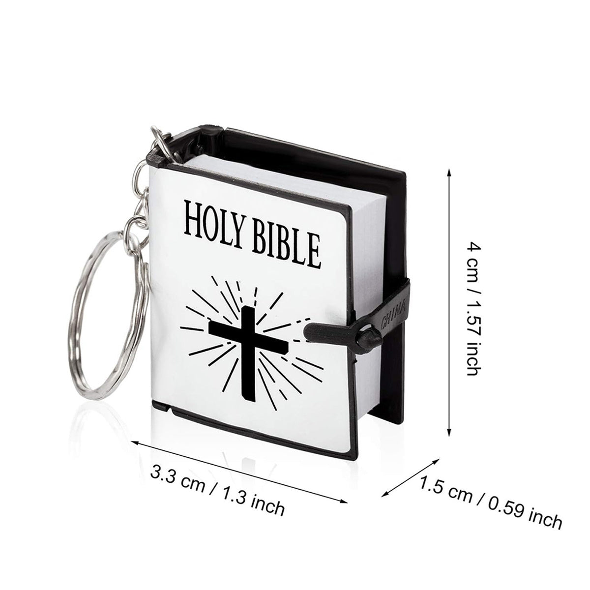 [Bible Keychain Gifts] Bible Keychains - Mini Bible Pendants - Church Souvenirs - Bag Charms - Car Key Pendants - Keychain Decorations - Gifts for Family, Friends, Lovers, Colleagues - Church Event Gifts - Halloween Gifts - Christmas Gifts
